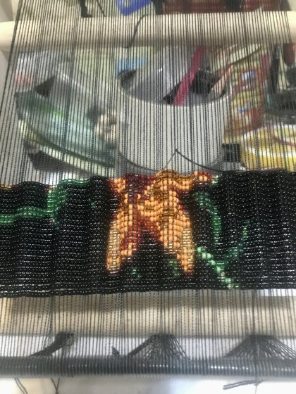 Этап процесса «Оранжевые лилии»