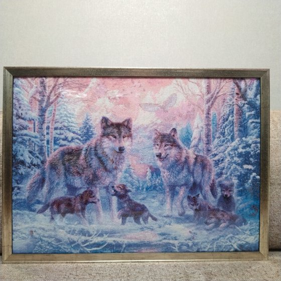 Этап процесса «Семья волков»