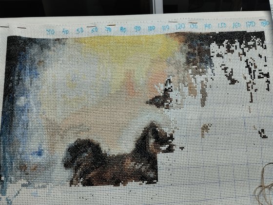 Этап процесса «Сказочный пес»