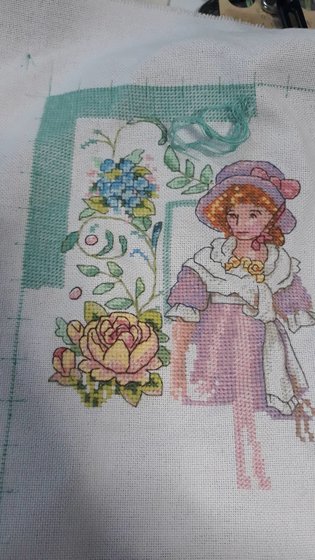 Этап процесса «Викторианские девушки.»