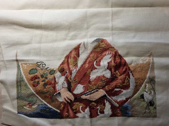 Этап процесса «Японская девушка»