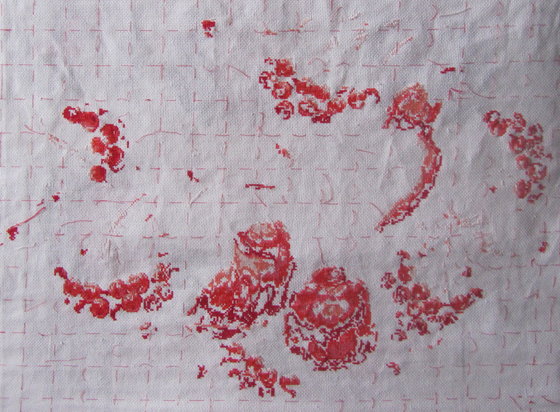 Этап процесса «Снегири.»