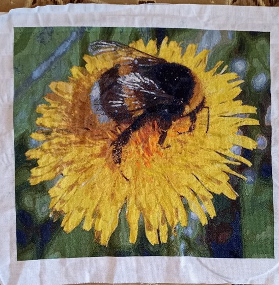 Этап процесса «Шмель на одуванчике»