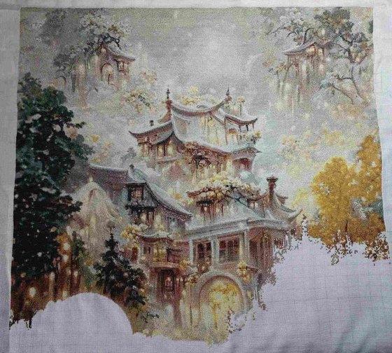 Этап процесса «Облачное королевство. Химера»