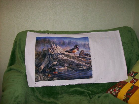 Этап процесса «Утки на озере»