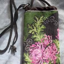 Процесс «Сумочка с хризантемами»