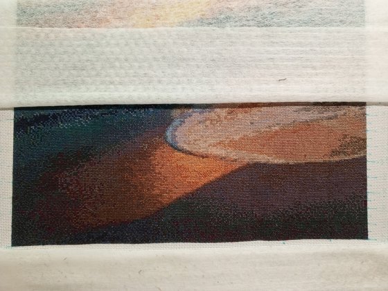 Этап процесса «Закат на море»