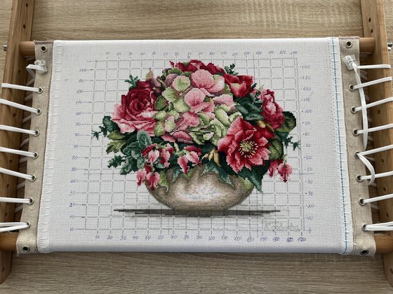 Этап процесса «Нежный букет»