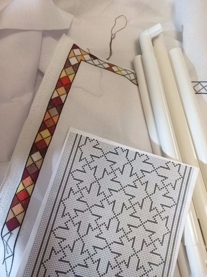 Этап процесса «Осенние листья»