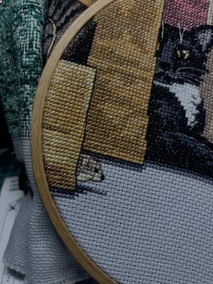 Этап процесса «Bag Ladies»