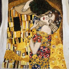 Процесс «Поцелуй (по мотивам Г.Климта)»