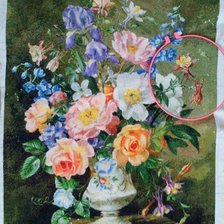 Процесс «Букет по картине Альберта Вильямса»