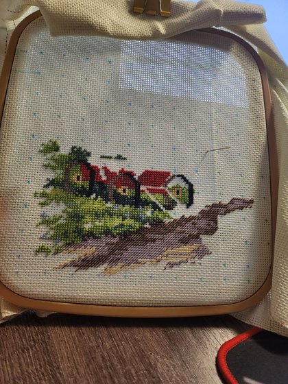 Этап процесса «Клубок желаний - "Античный шарм"»