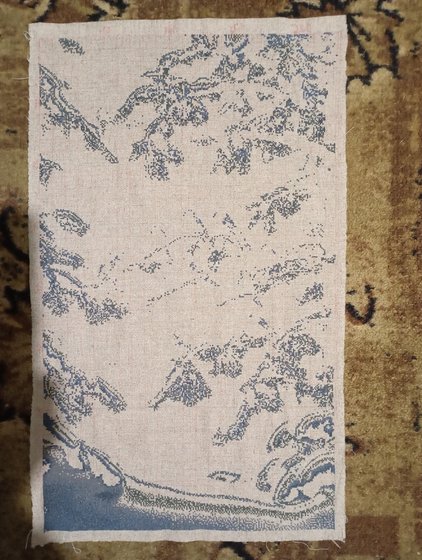 Этап процесса «Снегири»