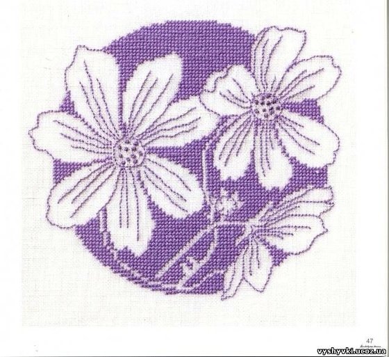 Этап процесса «Цветы 1__монохром»