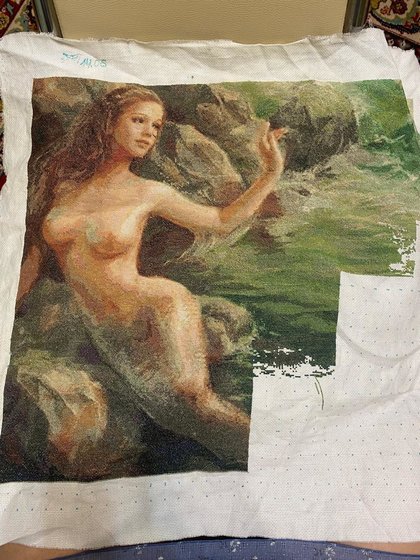 Этап процесса «Русалка-практически закончена»