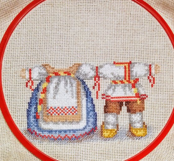 Этап процесса «Славянские обереги "Счастливица" и "Неразлучники"»