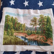 Процесс «Родные берега по мотивам картины С.Басова»