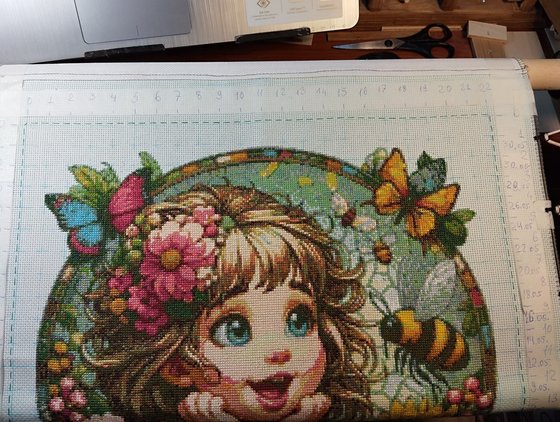 Этап процесса «Девочка 1»