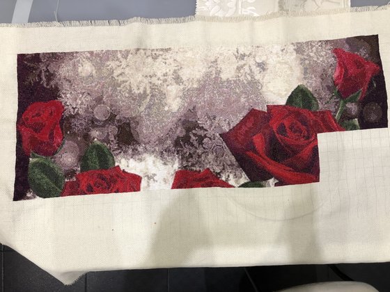 Этап процесса «Розы на снегу»