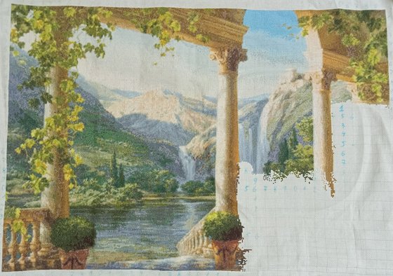 Этап процесса «Пейзаж»