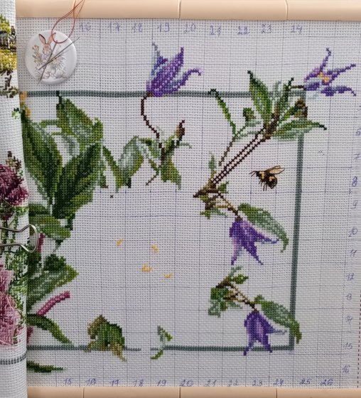 Этап процесса «Весенние Цветы»