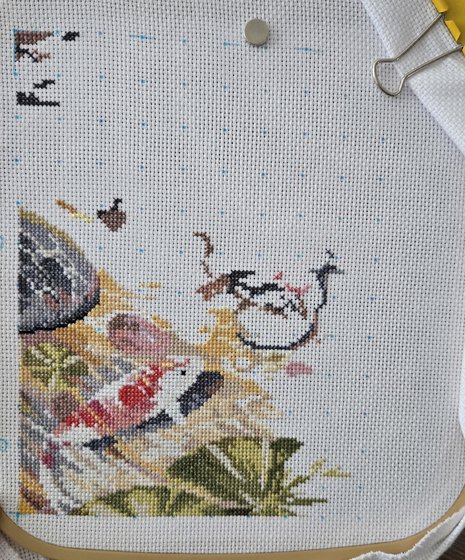 Этап процесса «Девять карпов кои (Овен 1036)»