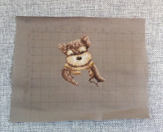 Этап процесса «Плюшевый друг»