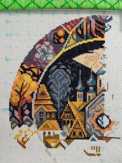 Этап процесса «Сказочный город»