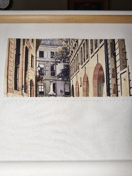 Этап процесса «Очередной этап. 10 листов схемы. Это город Женева если кому инте»