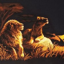 Процесс «Львы в саванне»